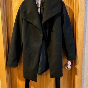 Tahari Black Trench Coat for Women